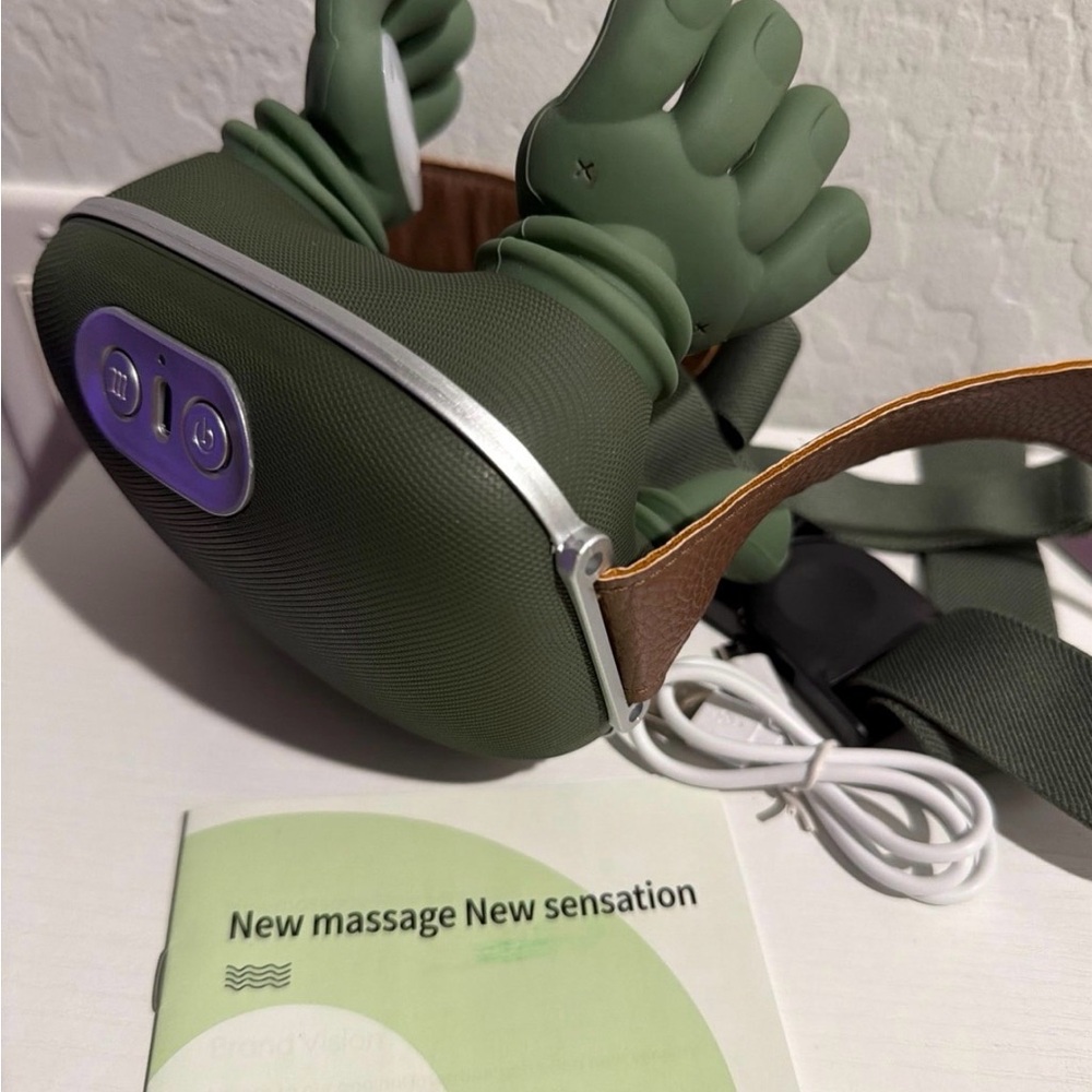 New Neck Massager with Heat for Pain Relief deep Tissue Shoulder & Back Massager